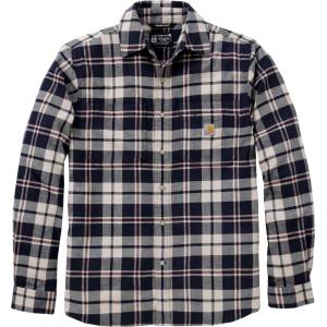 Carhartt Мъжка риза с копчета Carhartt Flannel L/S Plaid Shirt - Navy (033-2871-0611)