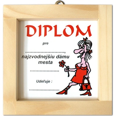 KupMa Diplom pre najzvodnejšiu dámu mesta