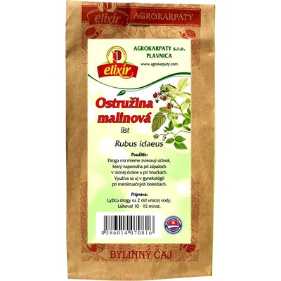 Agrokarpaty OSTRUŽINA MALINOVÁ list bylinný čaj 30 g