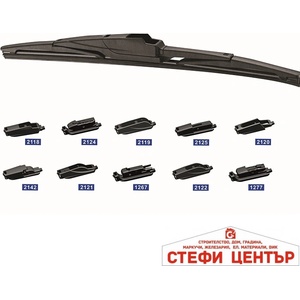 Paolo Чистачка Мотохама Задна с 10 Адаптора 13'' 325мм (65395) - steficenter