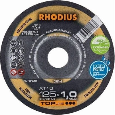 Rhodius Kotouč řezný 125 x 1,0 x 22,23 mm 211203
