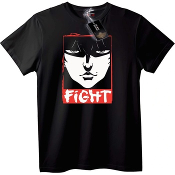 NOONEBRAND Тениска БОРБА аниме графика - 7XL, White