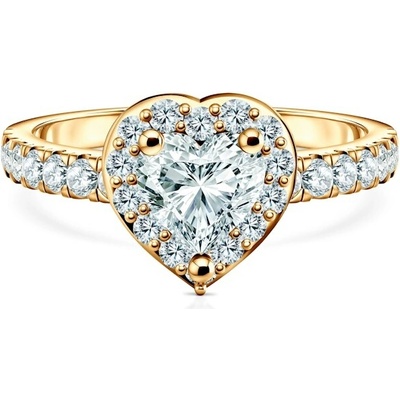 Savicki Zásnubný prsteň This is Love žlté zlato laboratórne diamanty TIL P HE 50 LAB Z