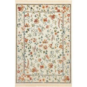 Hanse Home Кремав килим от вискоза 95x140 cm Oriental Flowers - Nouristan (104376-95x140)