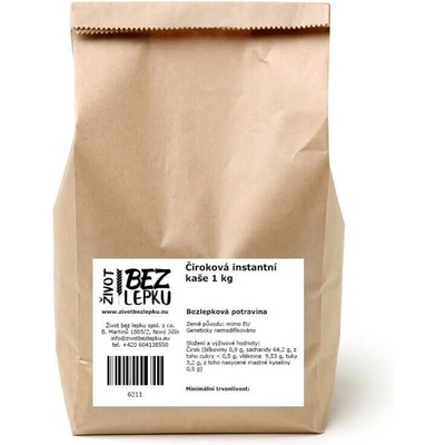Život bez lepku Čiroková instantná kaša 1000 g
