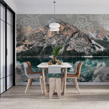 Image 1 of Art Gift Decor Фототапет планинско езеро