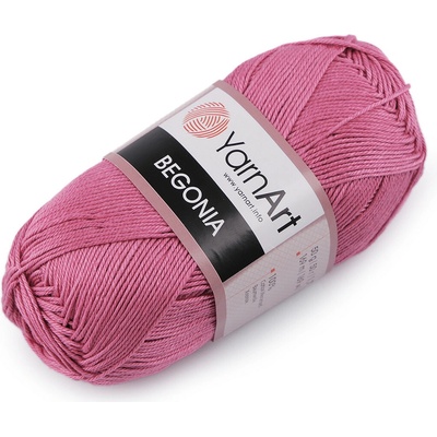 Bavlněná pletací příze Begonia 50 g Varianta: 21 (0075) cyklámenová, Balení: 1 ks 47175/108501/243225