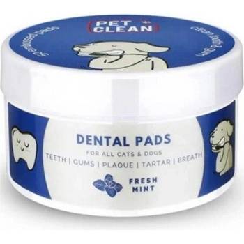 PET CLEAN Dental Pads for Dogs & Cats - Тампони за дентална хигиена за кучета и котки - 50 бр, Индия - CCPD50