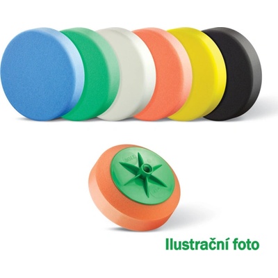 BOLL Houbička na leštění na závit 5/8 150 mm střední oranžová