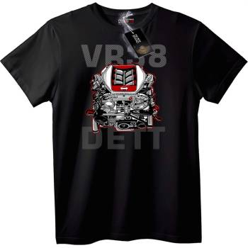 NOONEBRAND Тениска VR-8 Engine Car Mania - 2XL, Black