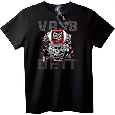 NOONEBRAND Тениска VR-8 Engine Car Mania - 2XL, Black