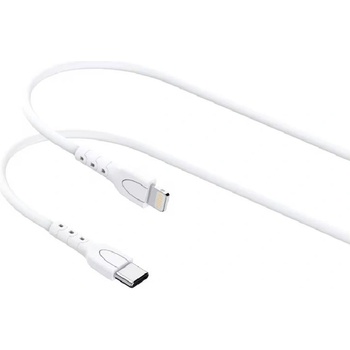 Lemontti Wind кабел за бързо зареждане Type-C към Lightning, PD 30W, 0.5 м, бял (LEMCTYCLHA)