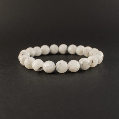 Milujeme Kameny měsíční kámen bílý kulička NK148