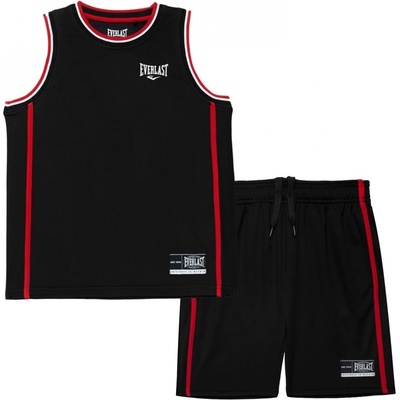 Everlast Basketball Set Junior Boys Black/Red