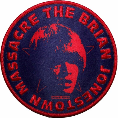 The Brian Jonestown Massacre – Circle Face Navy Blue (Modrá) (Nažehlovačka)