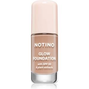 Notino Glow Foundation With SPF 50 & Plant Extracts озаряващ фон дьо тен SPF 50 01 Medium Deep Cool 30ml
