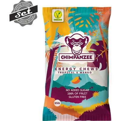 Chimpanzee Energy Chews Tropical Mango 5 x 35 g