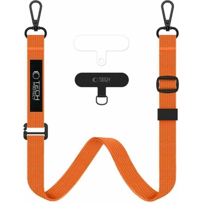 Šnúrka na telefón Tech-Protect C6S Rope Crossbody Cosmic Orange
