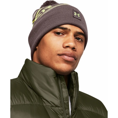 Under Armour pánský kulich Halftime Pom beanie ash taupe