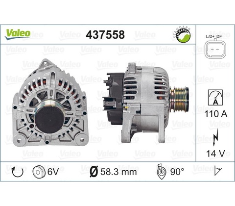 VALEO Generátor 437558