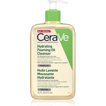 CeraVe Cleansers Hydrating Foaming Oil Cleanser почистващо олио с хидратиращ ефект 473ml