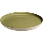 Emile henry (Франция) Керамична чиния emile henry dessert plate десертна - цвят зелен и екрю (eh 8915-v0)