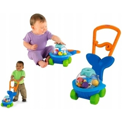 Fisher price T7156 Veľryba tlačné loptičky