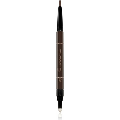 Naj Oleari 3 in 1 Perfect Brow tužka a gel na obočí oboustranný 02 Brown 0,15 g