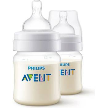 Philips Комплект 2 броя шишета за хранене Philips Avent Anti-Colic, 125 ml - с биберон със сила на потока 1, 0м+ (00A.0584.001)