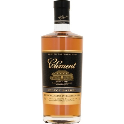 Clement select barrel 40% 0,7 l (čistá fľaša)