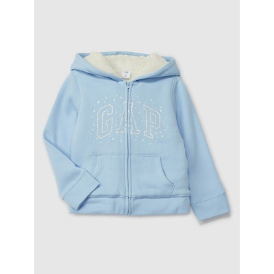 GAP Бебешки суитшърт от шерпа с логото на GAP GAP | Sin | Момичешки | 110