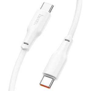 hoco. X93 2.0 USB Type-C 100 W, 2 м, бял кабел (HC790729) (HC790729)