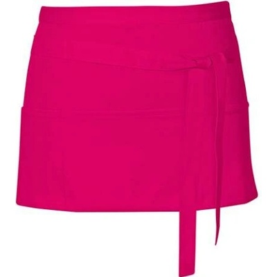 Link Kitchen Wear Koktejlová zástěra X983 Hot Pink Pantone 241c 60x30cm