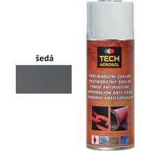TECH Farba v spreji antikorózna základná šedá 400 ml