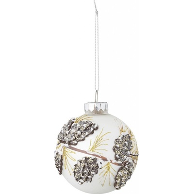 Bloomingville Vánoční skleněné koule Skanny Ornament | barevná
