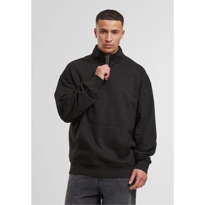 DEF Мъжка Блуза с Цип DEF Zipper Crewneck jet black washed XLUB-DFCN147-20366 - Тъмносив, размер S