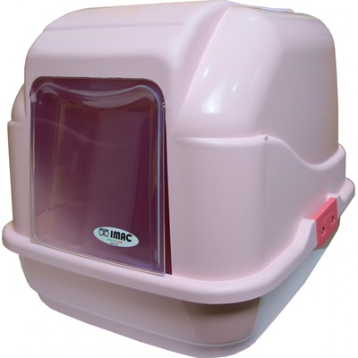 IMAC Krytá kočičí toaleta EASY CAT s filtrem a lopatkou 50 x 40 x 40 cm