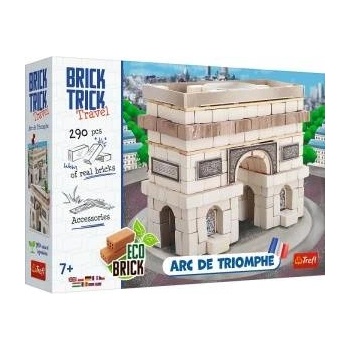 Trefl Комплект от 290 строителни части Arful de Triumf, Trefl, Wood, Multicolor, 7+
