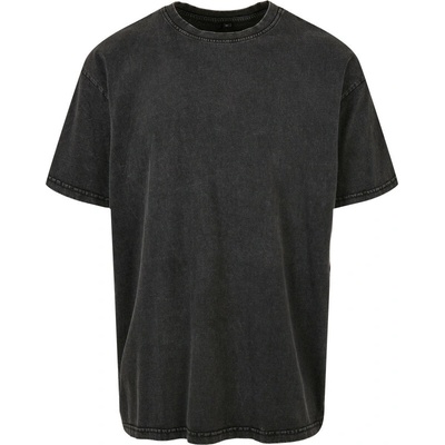 Build Your Brand tričko Acid Wash BY 189 krátký rukáv pánské black