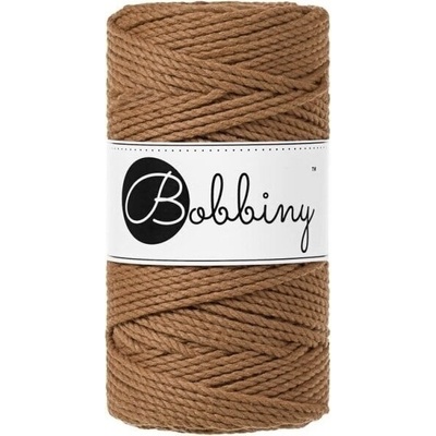 Bobbiny 3PLY Macrame Rope 3 mm 100 m Caramel Šňůra