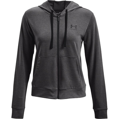 Under Armour Rival Terry FZ Hoodie-GRY 1369853-010