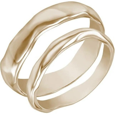 Eppi snubní prsteny v champagne gold barvě Parnell RW49747