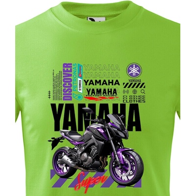 Dětské triko Yamaha Jablková zelená Canvas tričko Bezvatriko.cz 2372