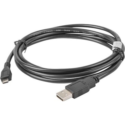 Lanberg CA-USBM-10CC-0018-BK USB 2.0 AM na micro, 1,8m, černý