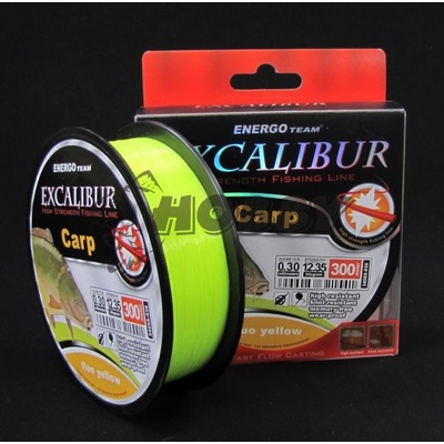 EnergoTeam Excalibur Carp Fluo Yellow 300 m 0,20 mm 5,75 kg