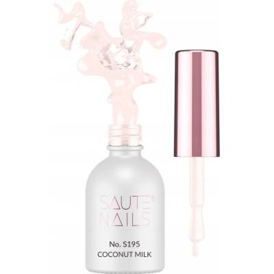 Saute Nails Hybridní lak na nehty 8 ml S195 Coconut Milk (Kokosové mléko)