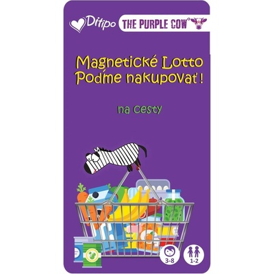 The Purple Cow Magnetická hra Lotto - Poďme nakupovať