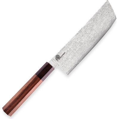 Dellinger Kuchyňský nůž Nakiri 180 mm Forged Brown Scar