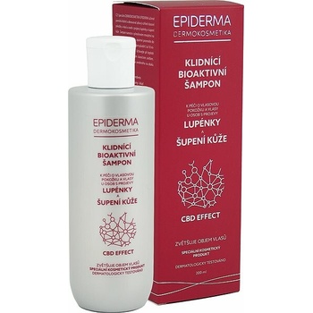 Epiderma bioaktívny CBD šampón pri prejavoch Lupienky 200 ml