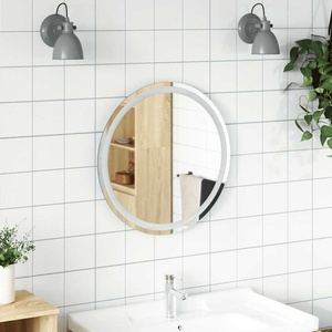 vidaXL LED огледало за баня 60 см кръгло (353279)